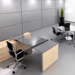 Titan Office - Credenza Executive Desk